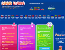 Tablet Screenshot of geniuslogicus.eu
